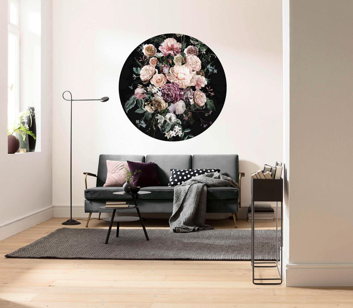 Fototapete Enchanted Flowers - Multicolor, Trend, Papier (125cm) - Komar