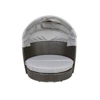 Hundesofa D: 100 cm Anthrazit/Grau mit Kissen - Anthrazit/Grau, Basics, Kunststoff/Textil (100/100/100cm) - Greemotion