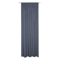 WÄRMESCHUTZVORHANG Blau B: 135 cm - Blau, KONVENTIONELL, Textil (135/245cm)