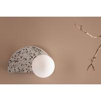 Wandleuchte Abbeville - Weiß, Basics, Glas (11/13/20cm) - Livetastic