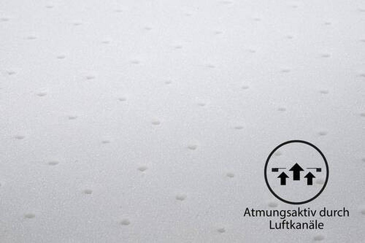 Kaltschaummatratze Air Deluxe 90x200 Cm H2/h3 H: 23 Cm - Weiß, Basics, Textil (90/200cm) - MID.YOU