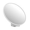 Kosmetické zrcátko Chris - bílá, Moderní, kov/plast (19,9/17,2/13,3cm) - Premium Living