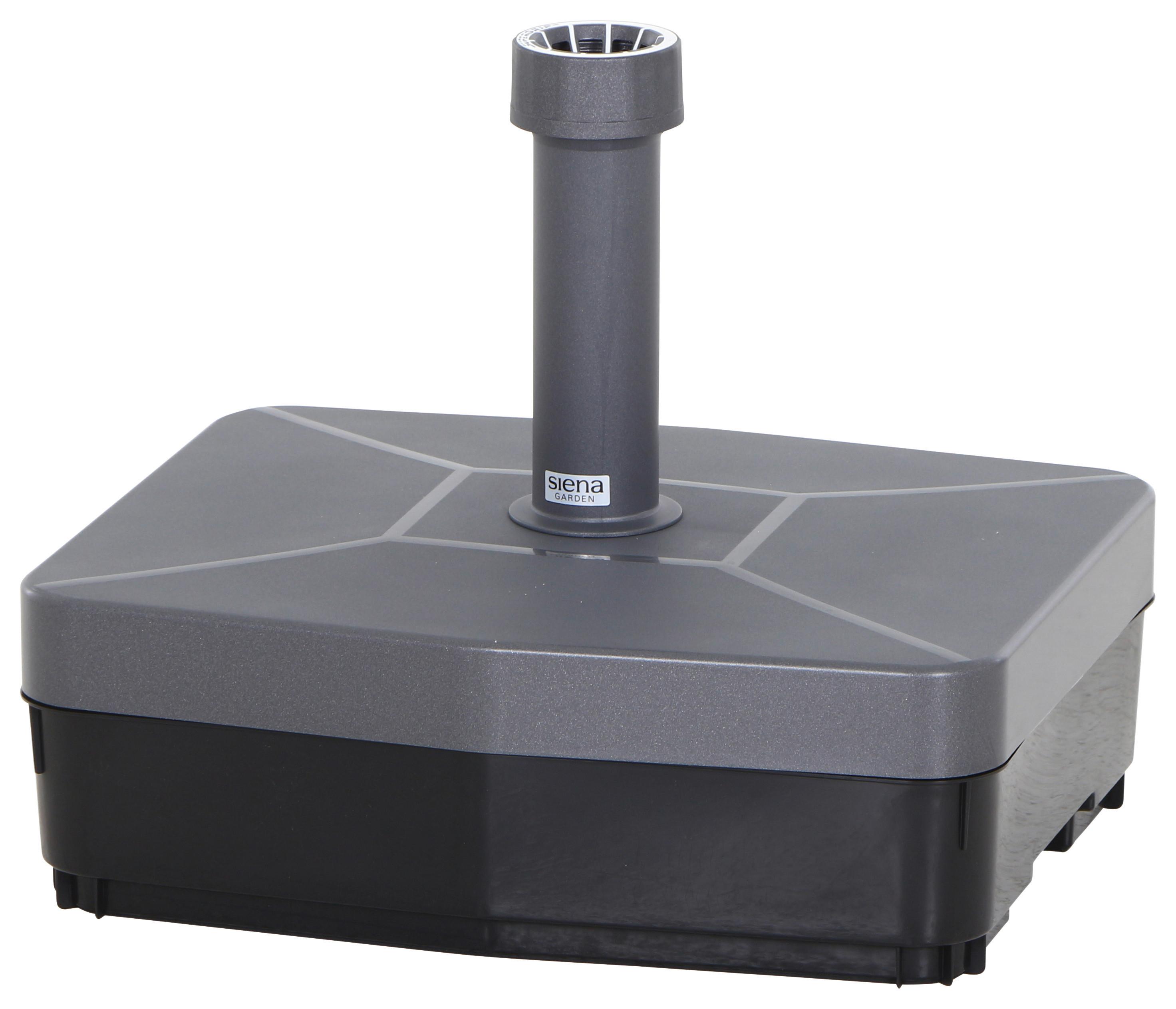 Schirmständer Kunststoff für BxHxT: 49x16x41 cm - Anthrazit, KONVENTIONELL, Kunststoff (49/16/41cm) - Siena Garden