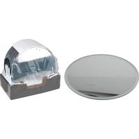 Untersetzer D: 20 cm - Silberfarben, Basics, Glas (20cm)