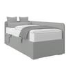 Polsterbett Remi - Chromfarben/Silberfarben, MODERN, Holz/Textil (90/200cm)