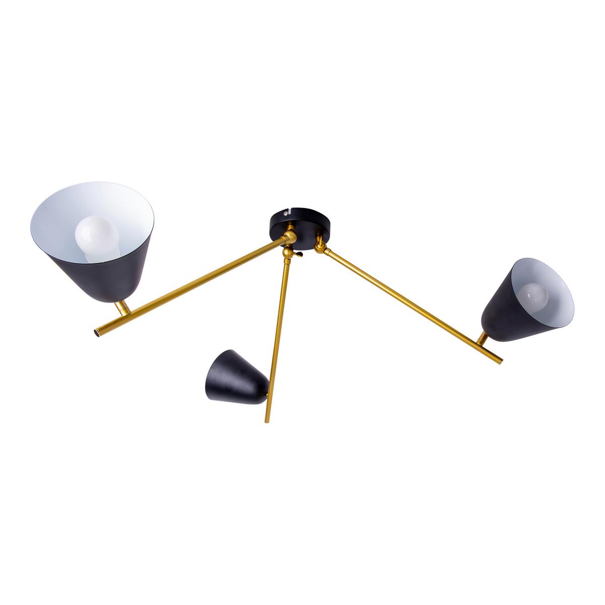 Deckenleuchte Triton Ø 50-95 cm 3-Flammig - Design, Metall (50-95/50cm) - Näve