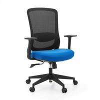 DREHSTUHL Sedito Blau/Schwarz B: 70cm - Blau/Schwarz, MODERN, Kunststoff/Textil (70/112/61cm) - MID.YOU