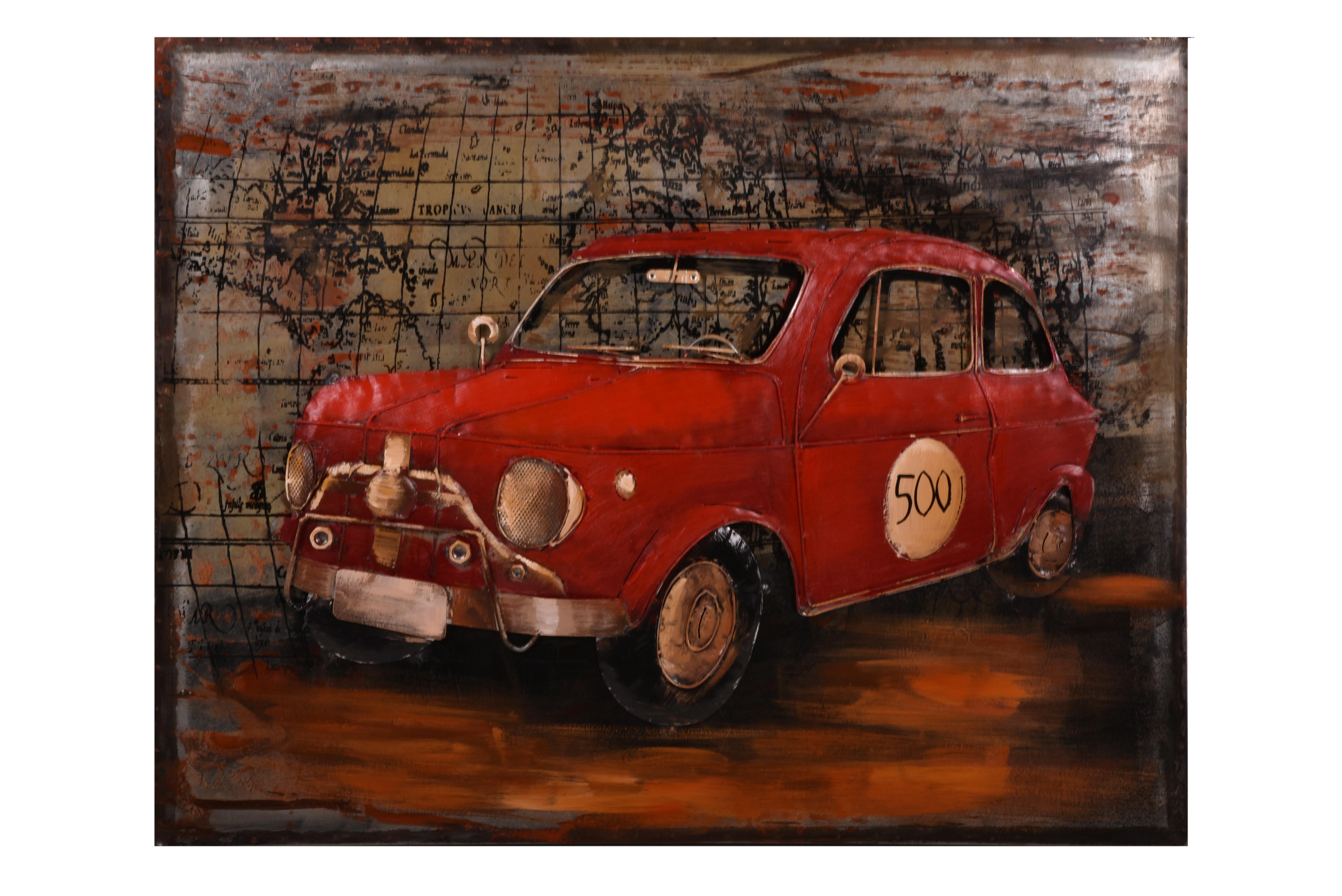 Metallbild Multicolor B: 100 Cm - Multicolor, Basics, Metall (100/80/7cm)