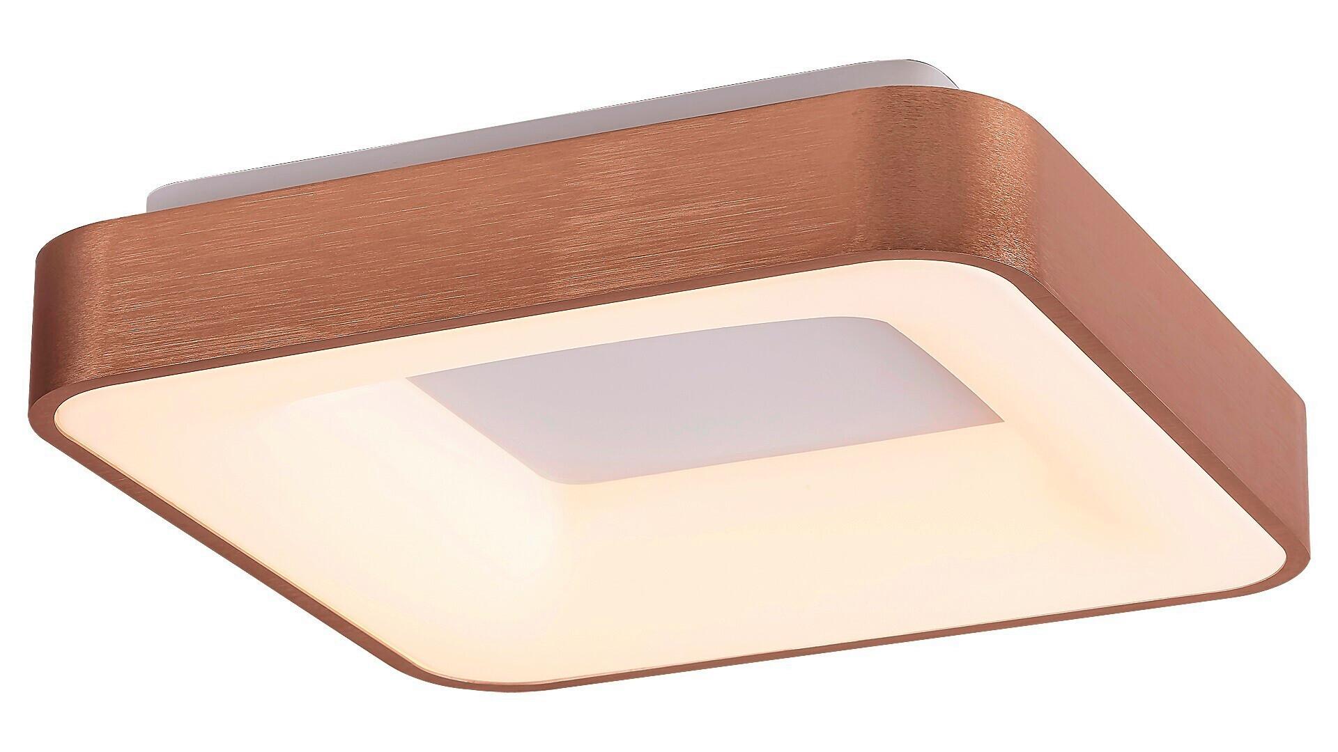 STROPNÉ SVIETIDLO CARMELLA - biela/zlatá, Modern, kov/plast (60/60/9cm)