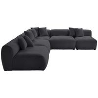 Ecksofa Bloom Erweiterbar Dunkelgrau - Dunkelgrau, Trend, Textil (315/300cm) - Livetastic