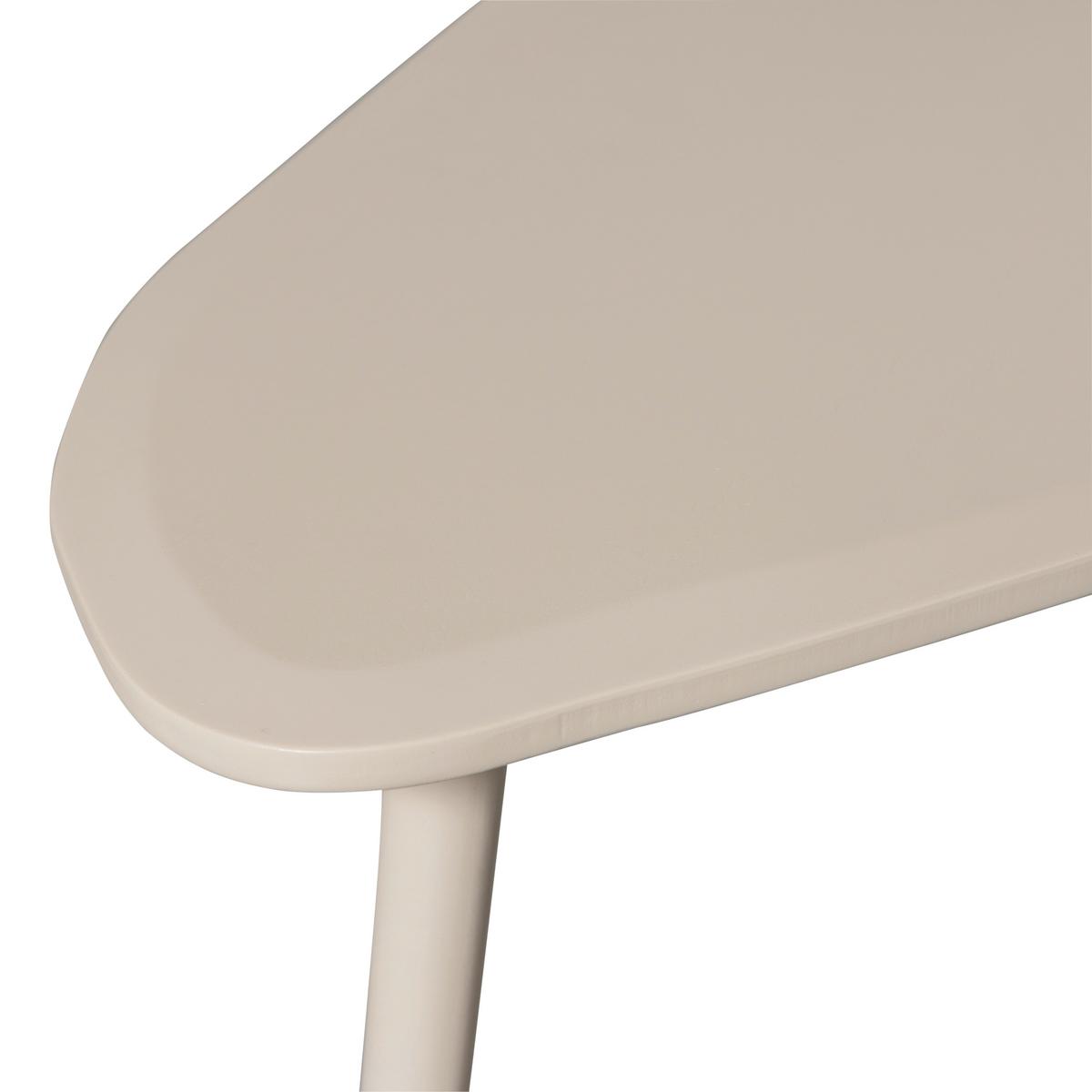 Beistelltischset 2-Teilig Sandfarben - Sandfarben, Design, Holzwerkstoff - Livetastic