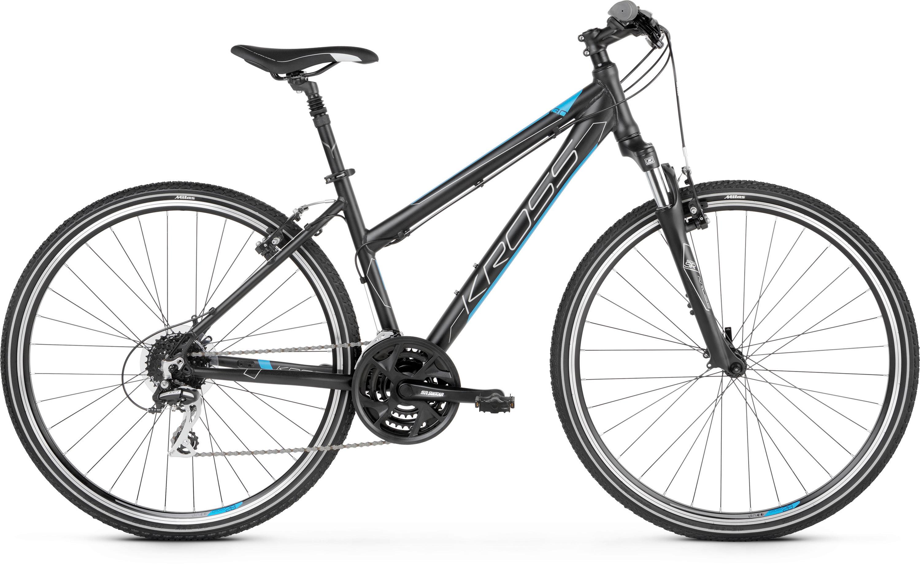 Mountainbike Kross Evado 3.0 2022 Rh-L - Blau/Schwarz, KONVENTIONELL, Metall (180/50/110cm)