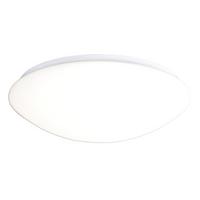 LED-Deckenleuchte Ø 35 cm Rund dimmbar mit Fernbedienung - Weiß, Basics, Kunststoff/Metall (35/11cm) - Näve