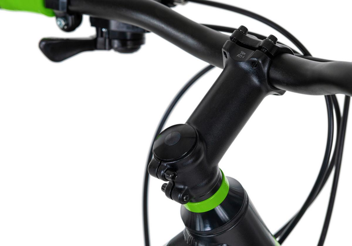 Mountainbike Hardtrail 27,5 Zoll Morzine 21 Gänge - Schwarz/Grün, Basics, Metall (139/76/21cm) - KS Cycling