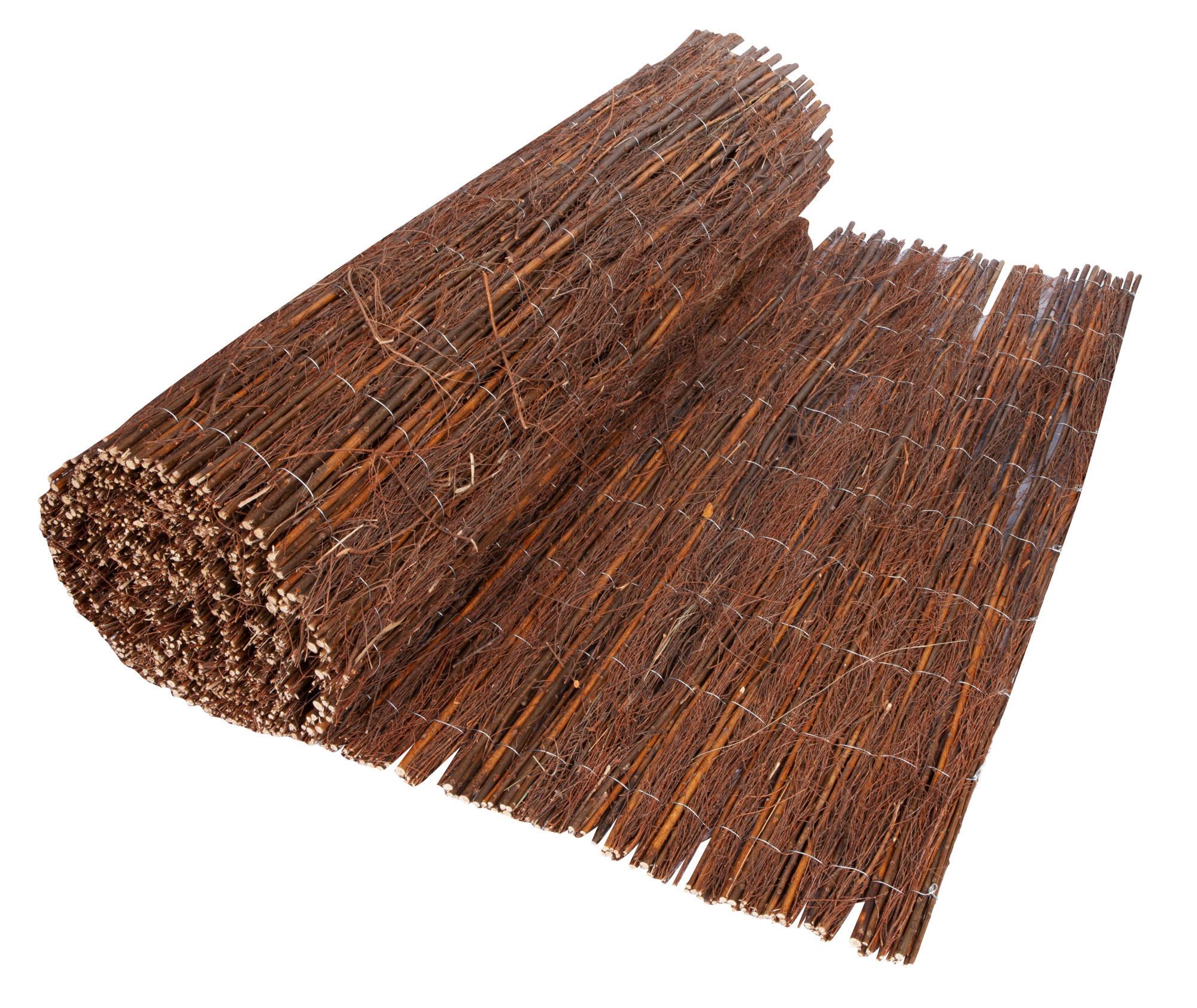 Sichtschutz Bdb Eco Braun - Braun, Basics, Naturmaterialien (300/100cm)
