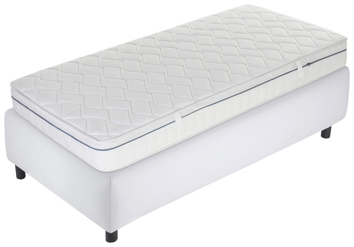 Kaltschaummatratze Air Deluxe 100x200 cm H2/H3 H: 19 cm - Weiß, Basics, Textil (100/200cm) - MID.YOU