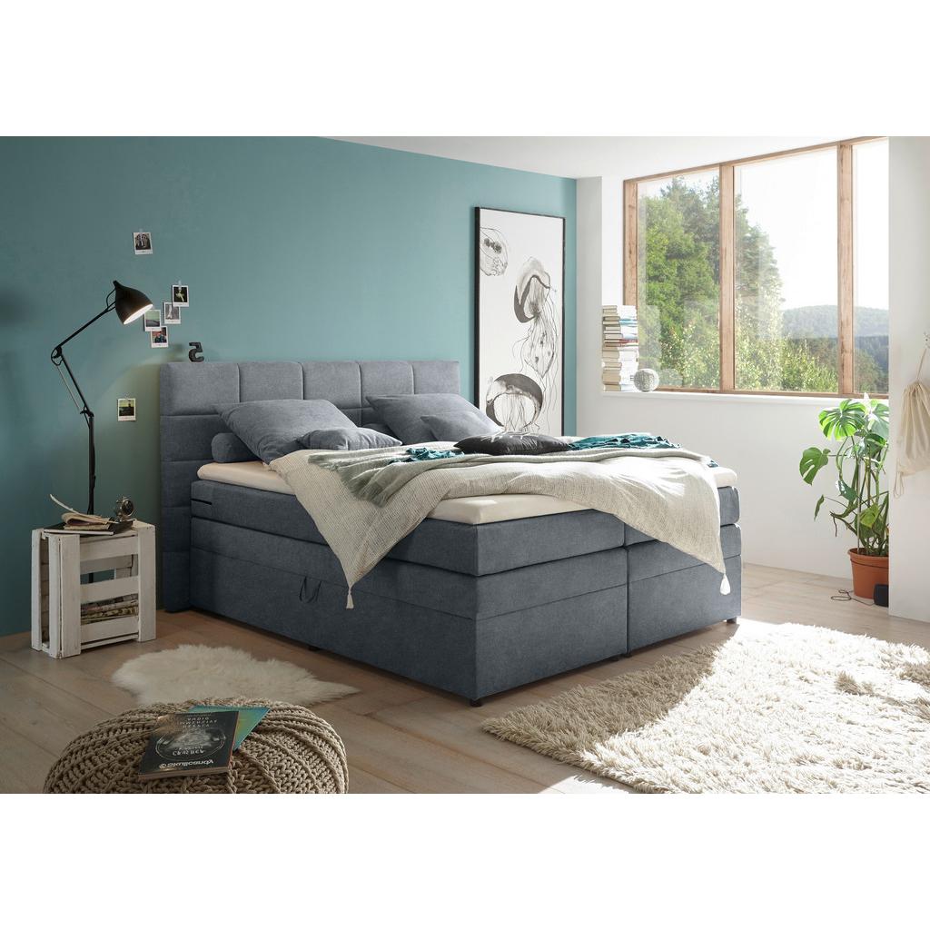 Boxspringbett Mit Topper & Bettkasten 180x200 Tacoma 3