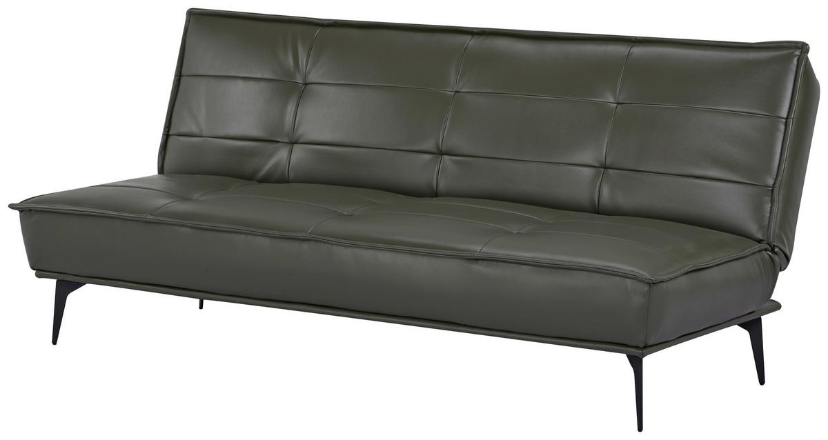 Schlafsofa Levio - Schwarz/Grau, MODERN, Holz/Textil (184/90/84cm) - P & B
