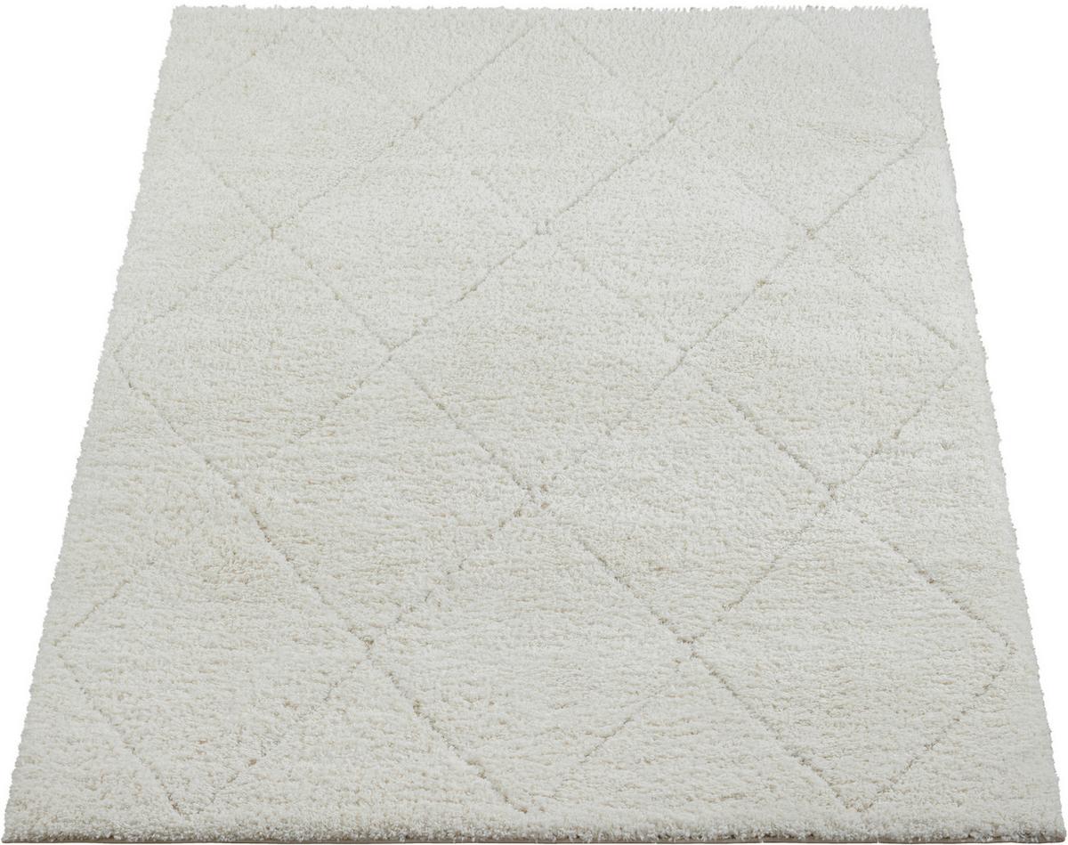Hochflorteppich Ideal Shaggy 80260 - Creme, Basics, Textil (140/200cm)