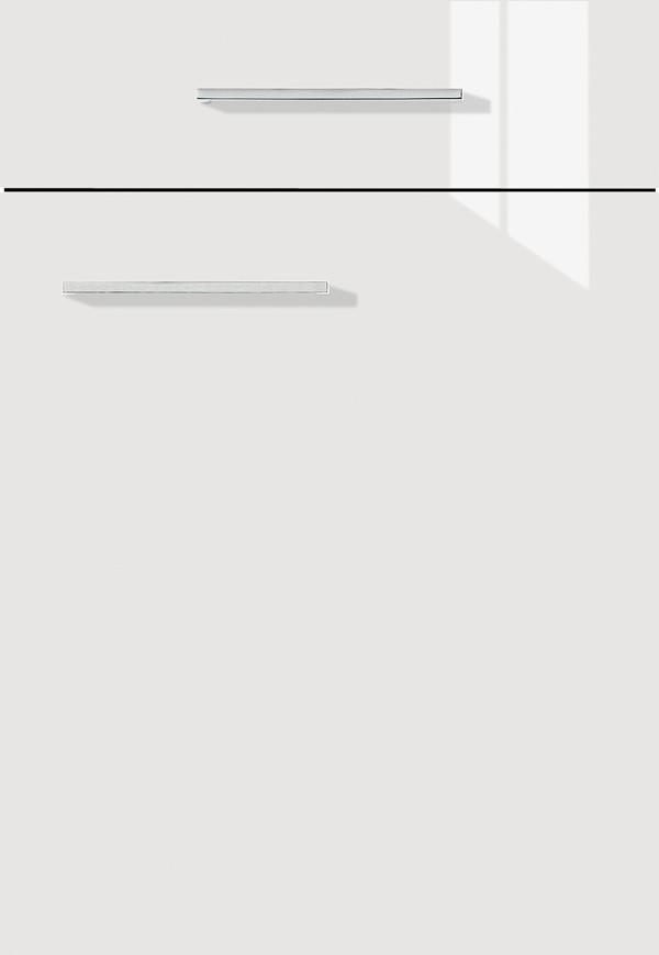 Frontfarbe Ip4050 Space Grey Hochglanz - Hellgrau, MODERN, Holzwerkstoff - Impuls