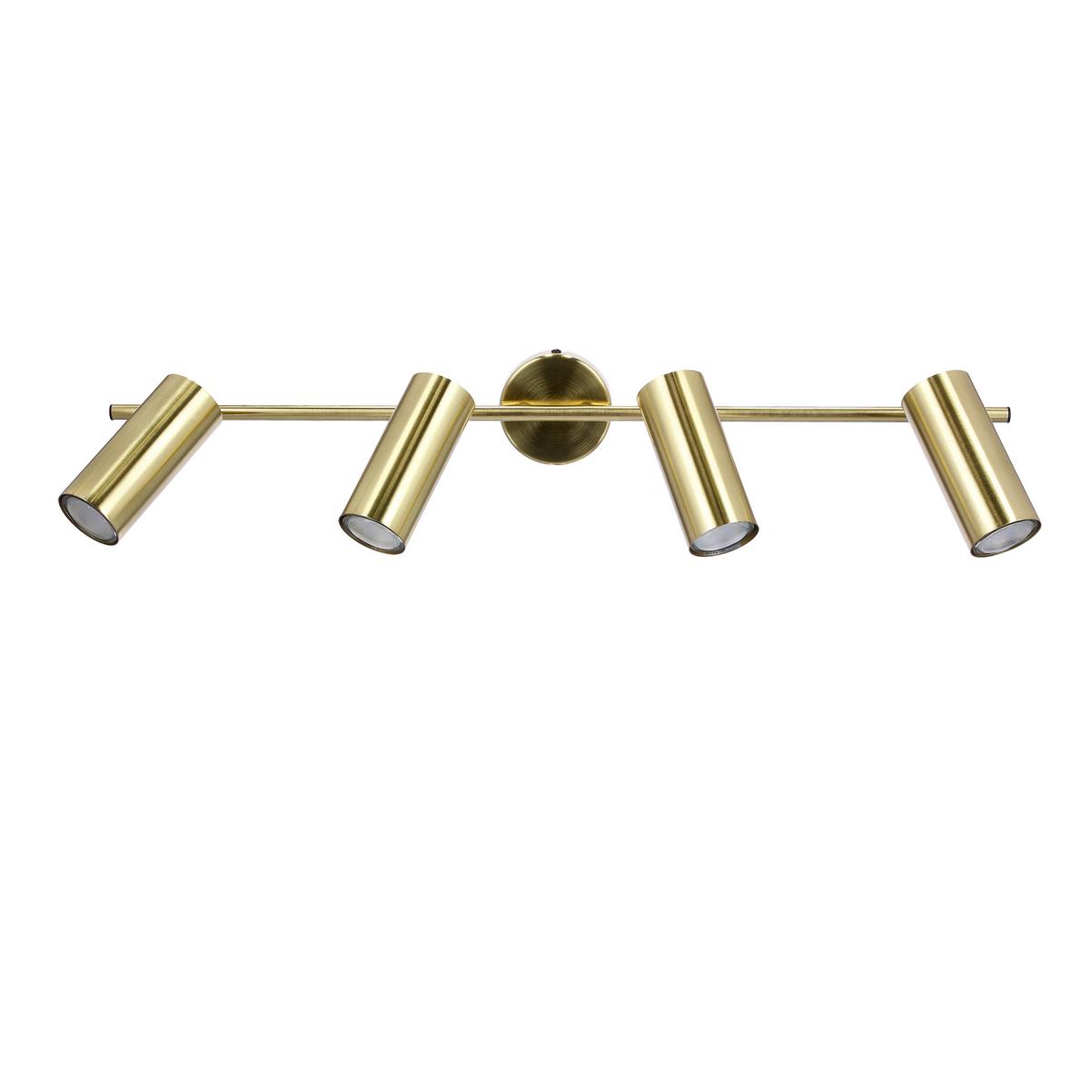 Deckenstrahler 94-01740 - Messingfarben, KONVENTIONELL, Metall (76/9/18cm)