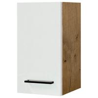 Horní kuchyňská skříňka AVILA - barvy dubu/černá, Konvenční, kov/kompozitní dřevo (30/54,8/32cm) - FlexWell