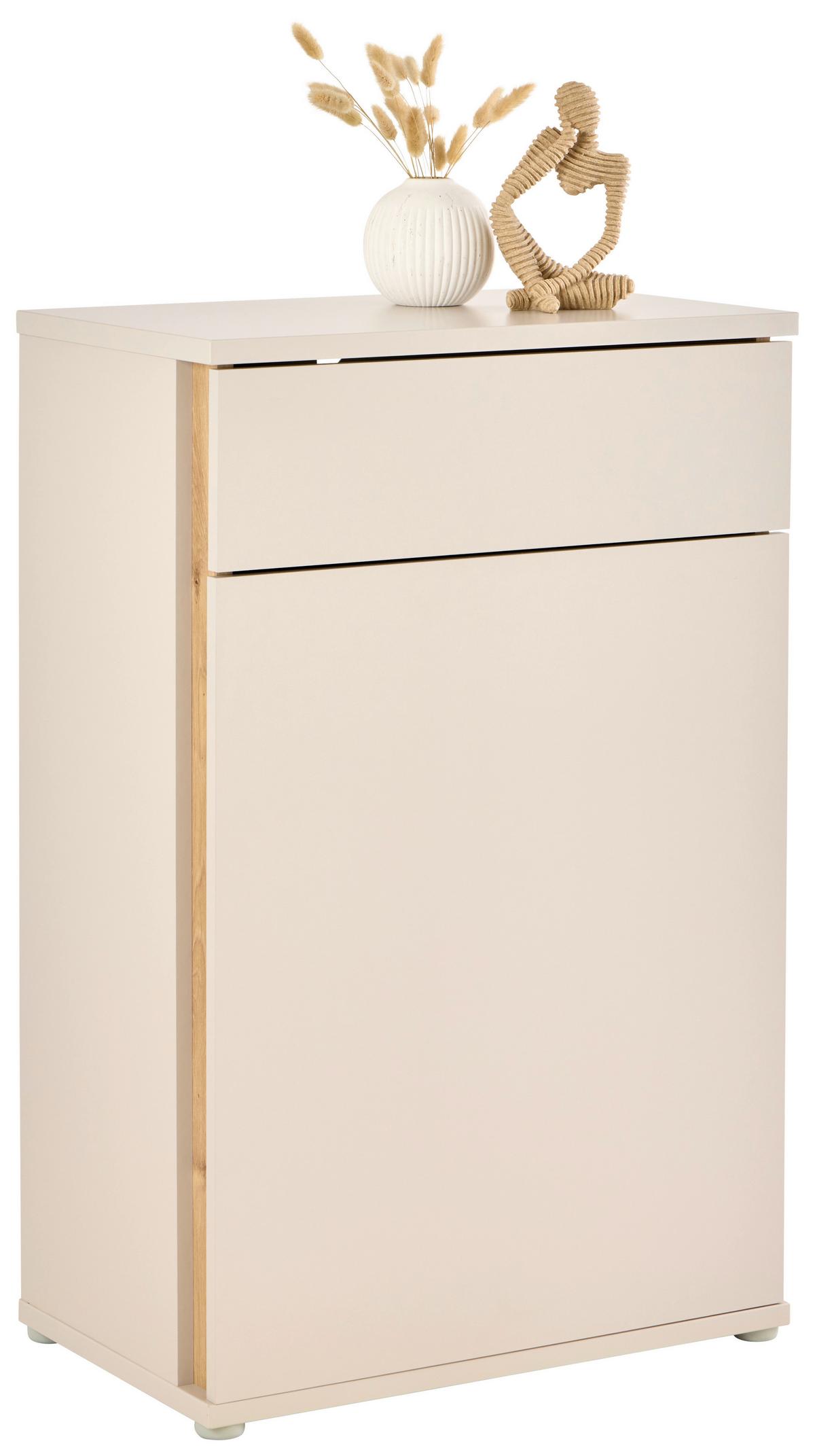 Schuhschrank Antonio Kaschmir H: 94,7 Cm - Kaschmir/Eiche Artisan, Trend, Holzwerkstoff (61,4/97,4/37,5cm)