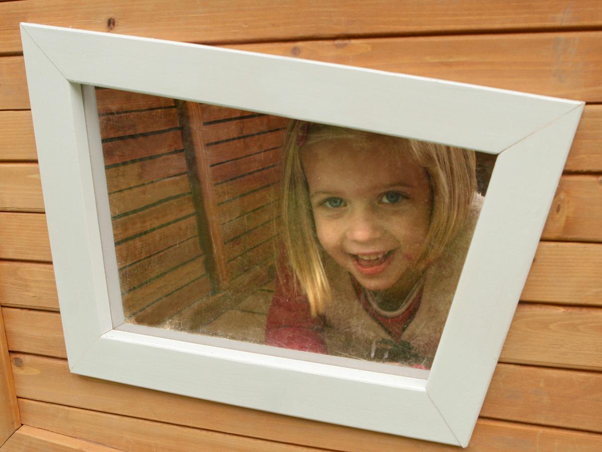 Spielhaus A030.108.81 - Hellgrün/Braun, KONVENTIONELL, Holz/Kunststoff (123/12,8/152cm) - Ambia Garden