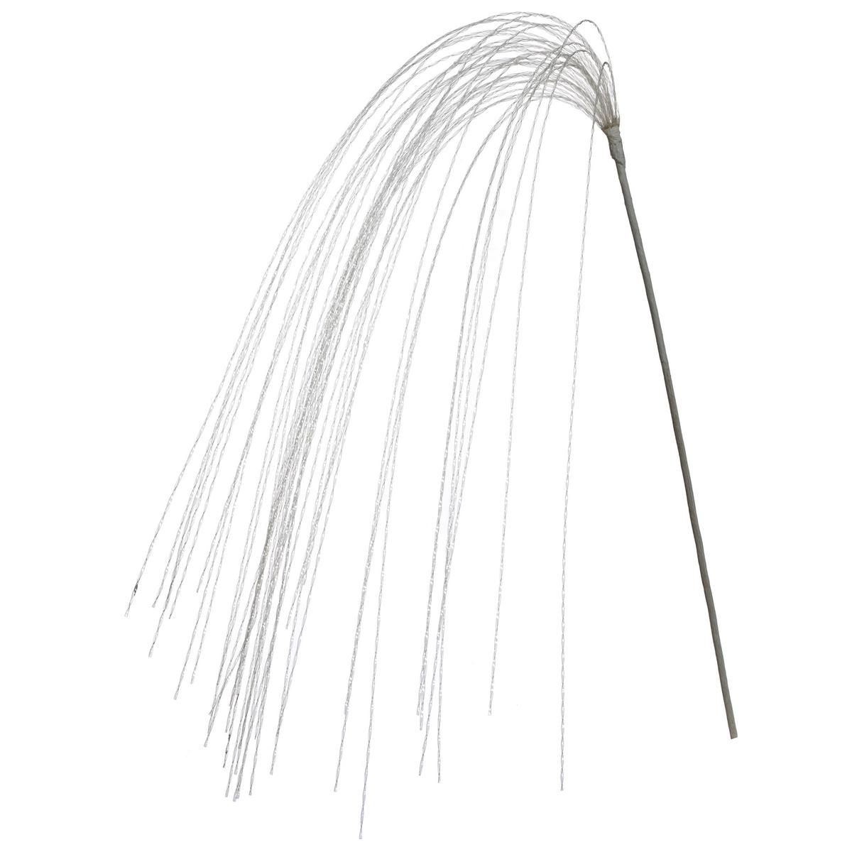 Kunstpflanze Lamettazweig - Klar, Basics, Kunststoff (139cm)