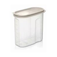 Vorratsdose Stefan Kunststoff 1,75 Liter, LxBxH: 18x9x17 cm - Transparent/Creme, Basics, Kunststoff (18/9/17cm) - James Wood