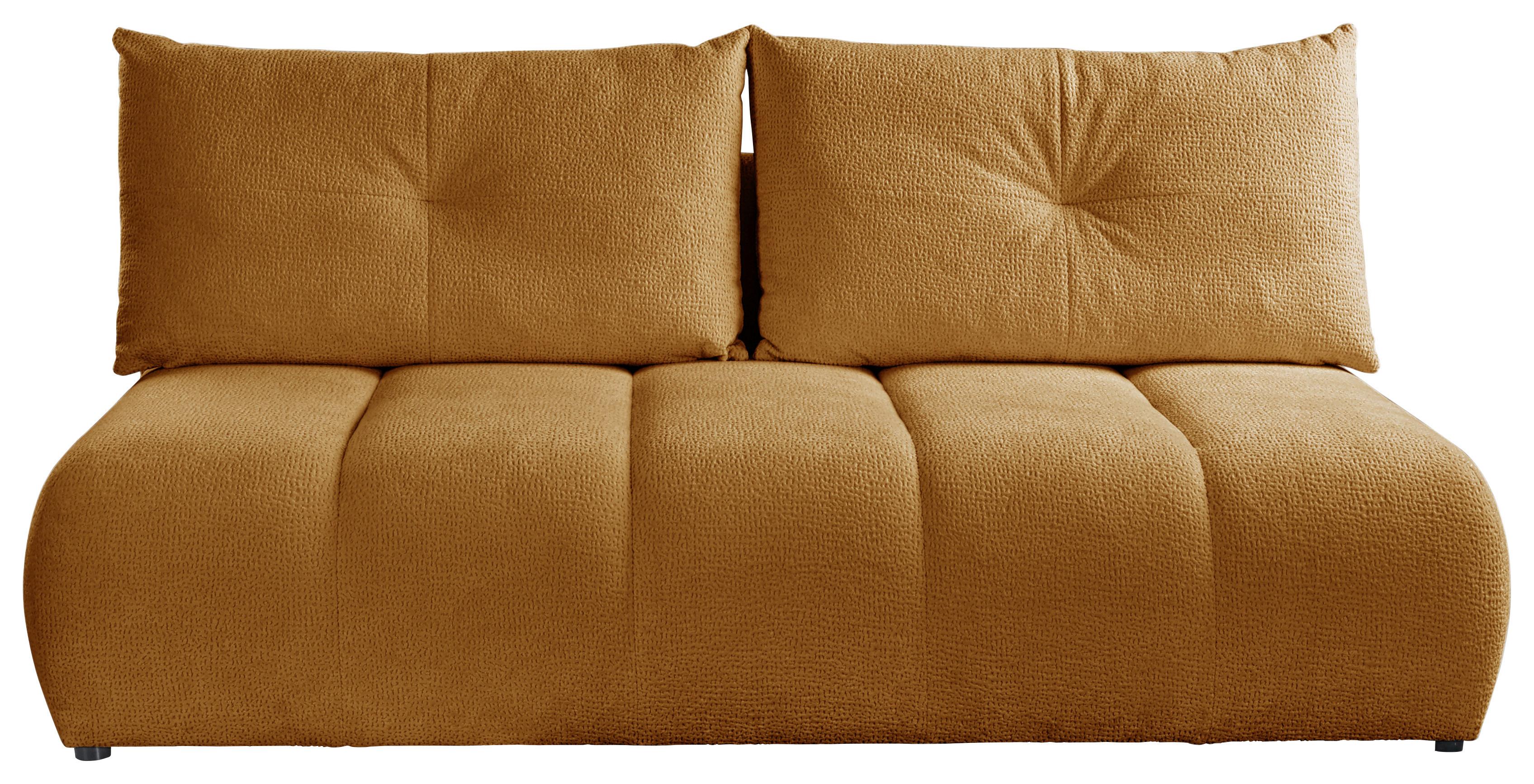 Schlafsofa Milo, Goldfarben B: 209 Cm - Goldfarben/Creme, Design, Holz/Holzwerkstoff (209/100/103cm) - MID.YOU