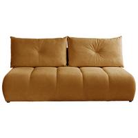 Schlafsofa Milo, Goldfarben B: 209 Cm - Goldfarben/Creme, Design, Holz/Holzwerkstoff (209/100/103cm) - MID.YOU
