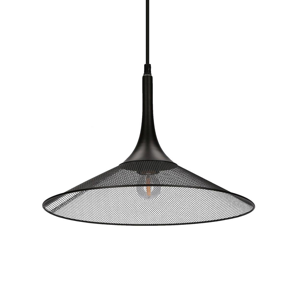 Pendelleuchte 50101204 Kiruna - Schwarz, Design, Metall (36/36/110cm)