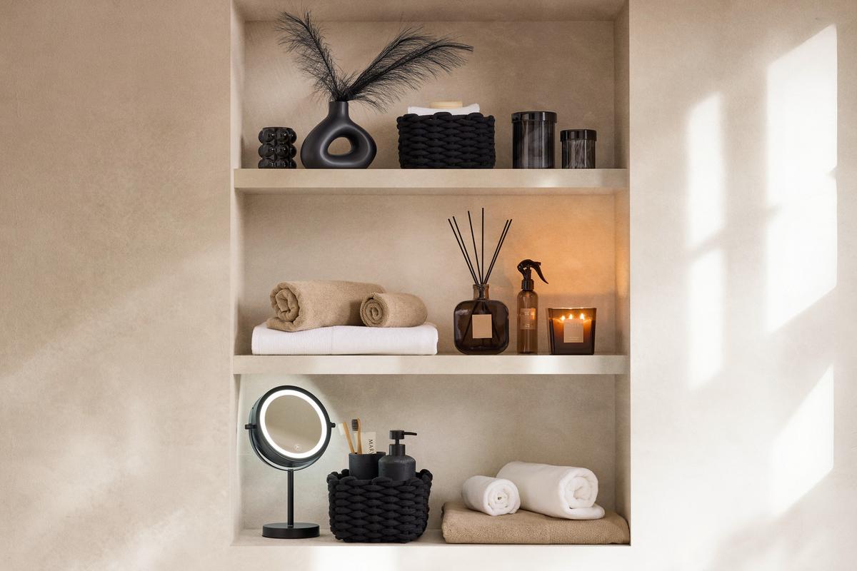 Pohár na zubné kefky LOKI - čierna, Modern, plast (7,6/11,5cm) - Mömax