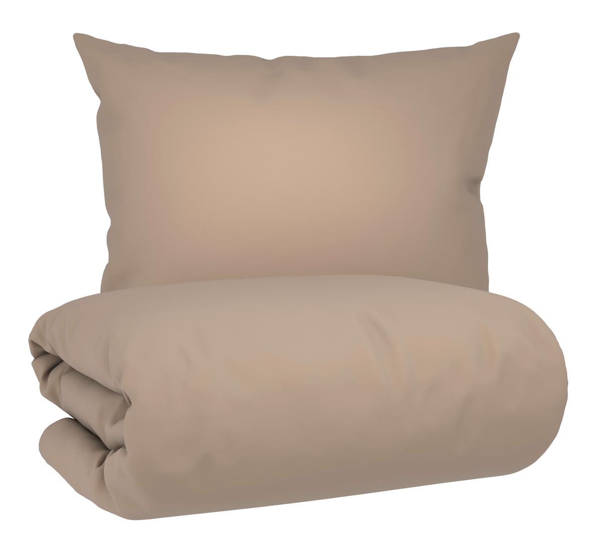 POSTEĽNÁ BIELIZEŇ JULIE - svetlohnedá, textil (140/200cm) - Mömax