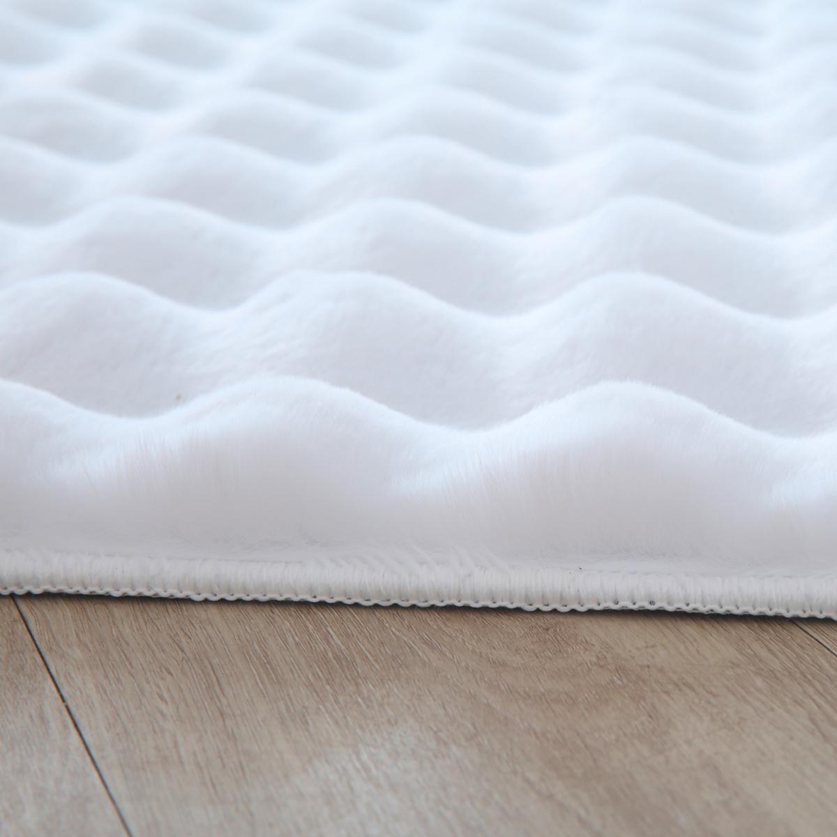 Hochflorteppich, Weiß, F: 25mm Ambiance - Weiß, Basics, Textil (80/150cm) - Novel
