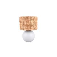 Tischleuchte 518990101 Vina - Braun/Weiß, Basics, Naturmaterialien/Keramik (28/40cm) - Trio Leuchten