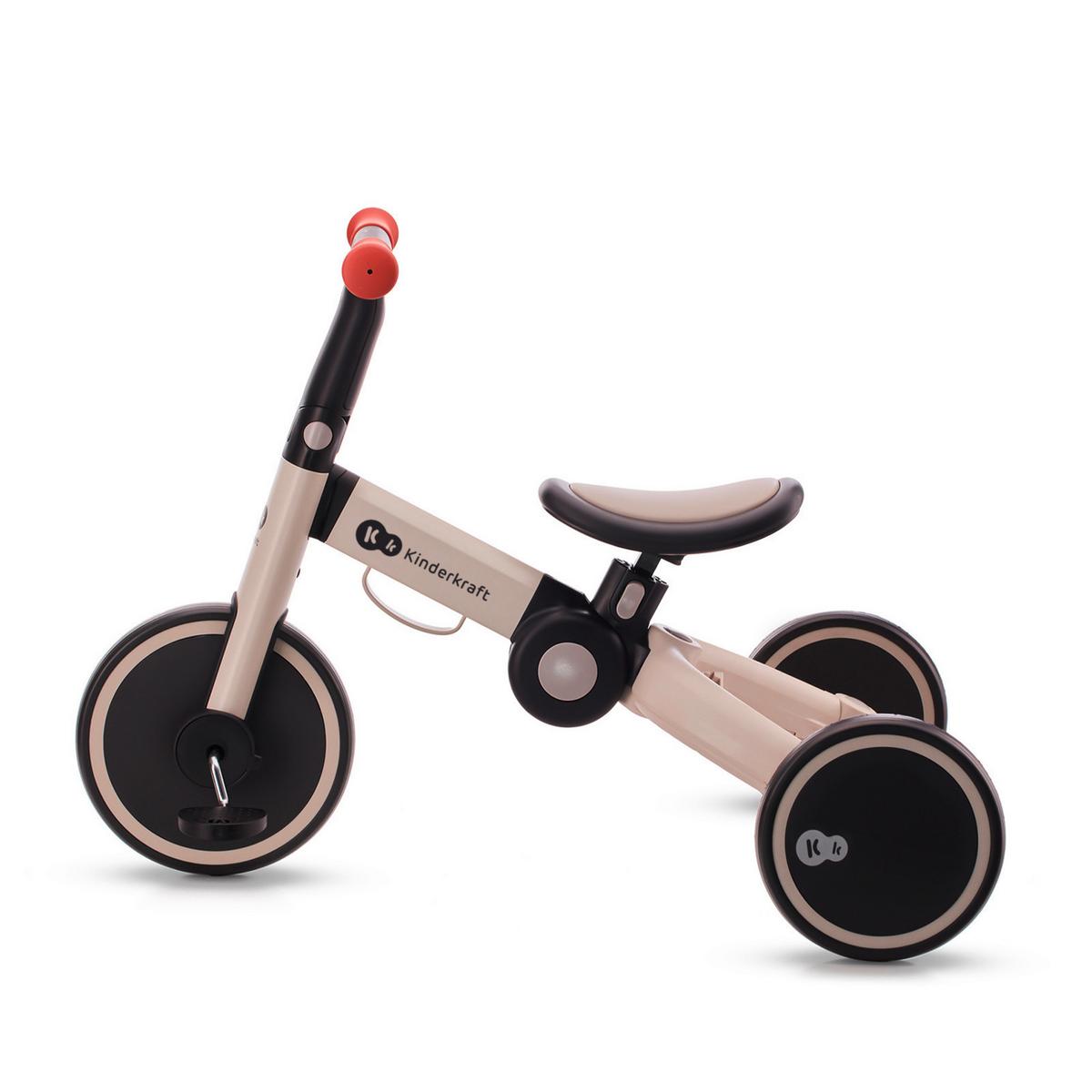 Dreirad 4trike Grau, B/h/t: 69x49x44,5cm - Grau, Basics, Kunststoff/Metall (69/49/44.5cm) - Kinderkraft