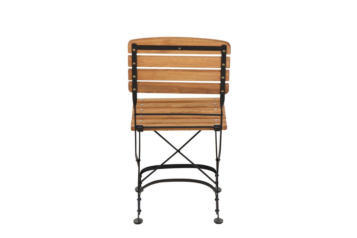 Gartenklappstuhl N05789 - Robinienfarben/Schwarz, KONVENTIONELL, Holz/Metall (60/87/57cm) - Siena Garden