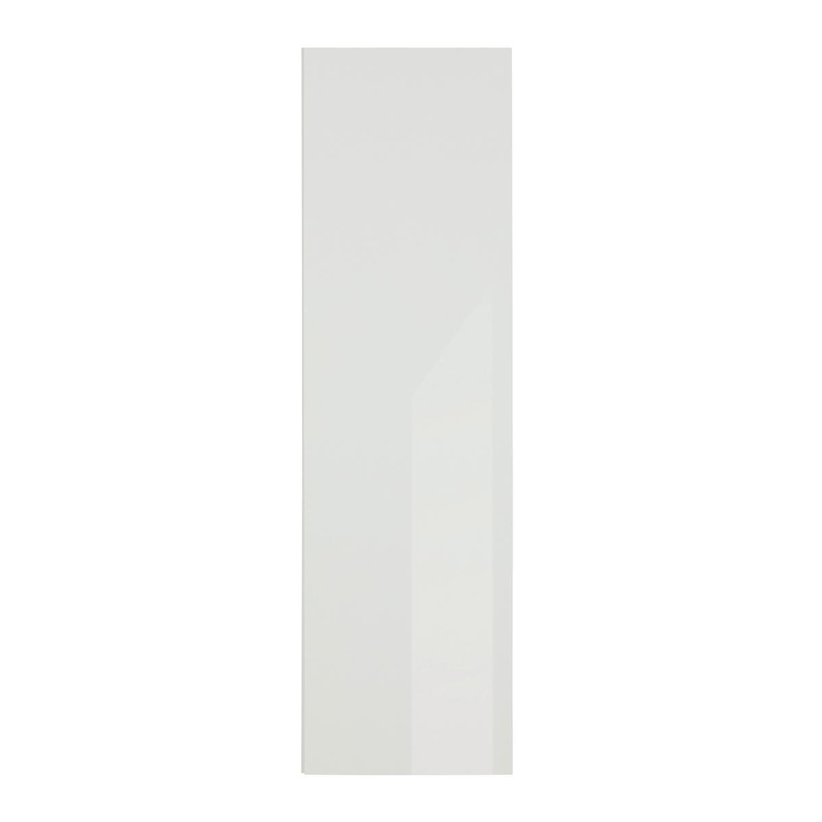 ZÁVĚSNÁ SKŘÍŇKA WIDE - vysoce lesklá bílá, Moderní, kompozitní dřevo (123/35/30cm) - Mömax