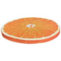 Sitzkissen Fruits - Orange, MODERN, Textil (38/2.5cm) - Luca Bessoni