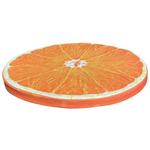 Sitzkissen Fruits - Orange, MODERN, Textil (38/2.5cm) - Luca Bessoni