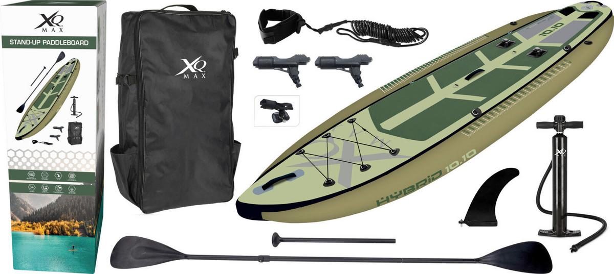 Sup-Stehpaddelboard Kaki/Grün - Hellgrün, LIFESTYLE, Kunststoff (82/44.50/28cm)