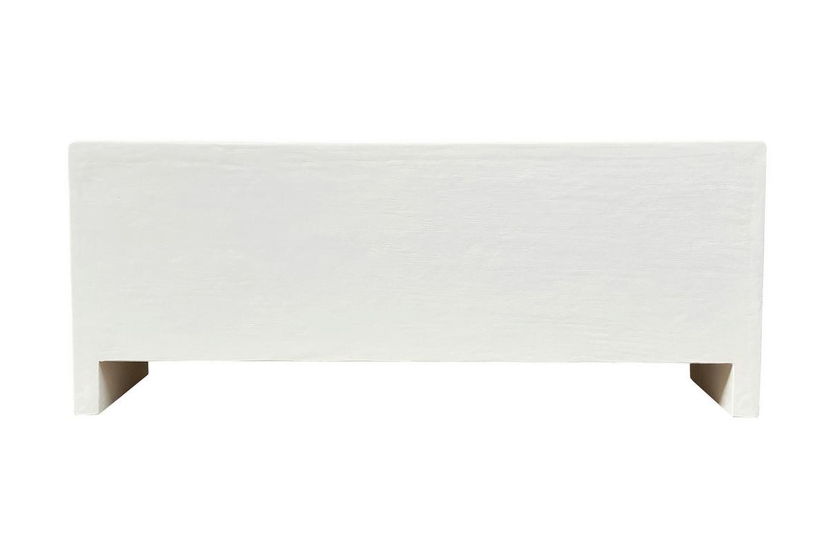 LOWBOARD Naturfarben/Weiß B: 150cm - Weiß/Naturfarben, Design, Holz/Holzwerkstoff (150/60/40cm) - MID.YOU