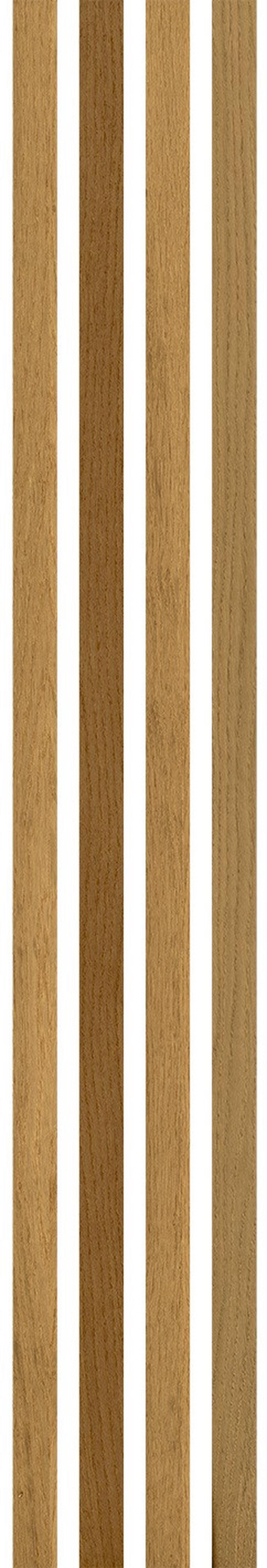 Akustikpaneel Eiche Rustikal - Eichefarben, KONVENTIONELL, Holzwerkstoff (250/3.5/0.9cm) - Novel