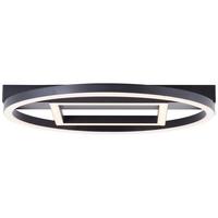 LED-Paneel G99928a06 Maureen - Schwarz, Design, Kunststoff/Metall (5/37/37cm) - Brilliant