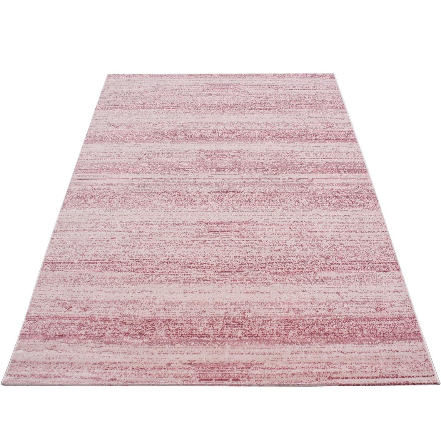 Webteppich Pink Naturfaser Plus 120x170 cm - Pink, Design, Textil (120/170cm)