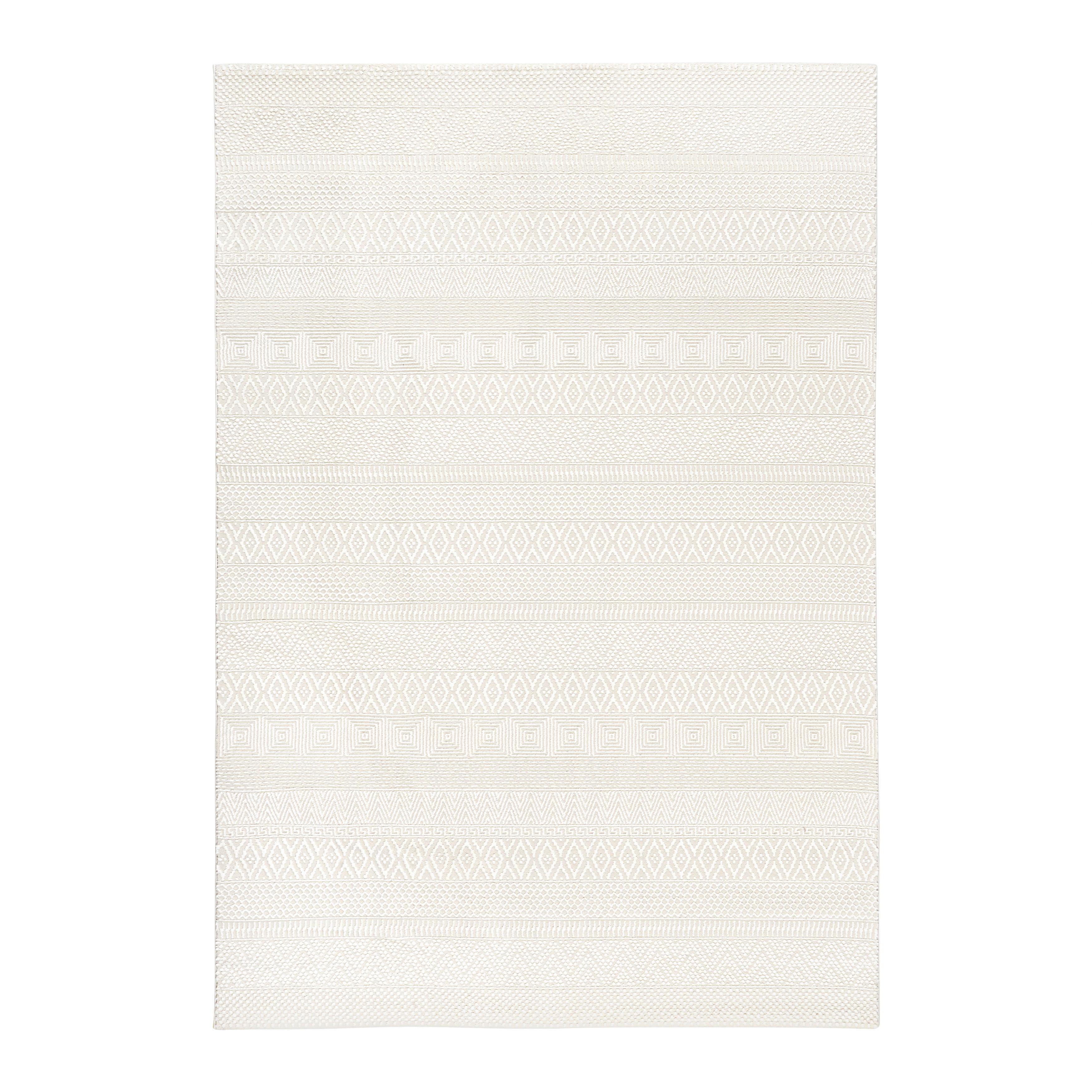 Tkaný koberec SIGN, š/d: 120/170cm - krémová, Romantický / Rustikální, textil (120/170cm) - Mömax