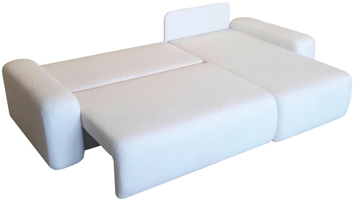 Sarokgarnitúra Luna - fehér, Romantik / Landhaus (270/90/140cm) - Best Price