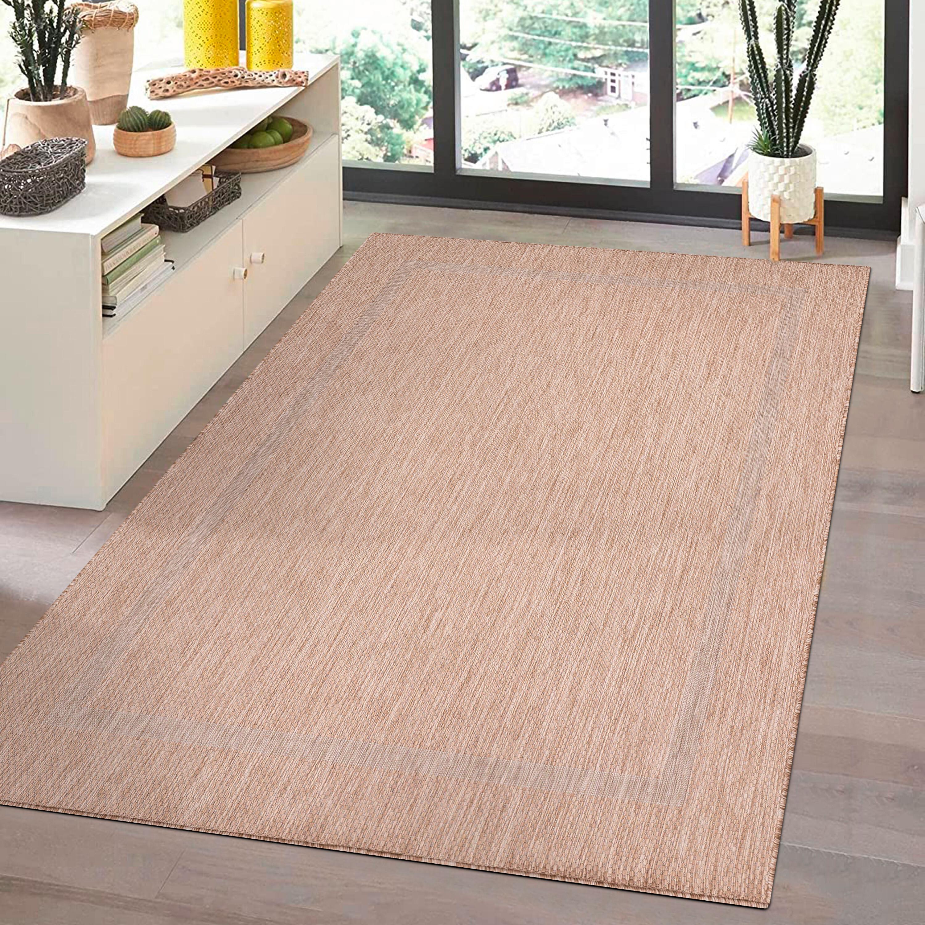 Flachwebteppich Relax - Beige, Basics, Textil (60/100cm) - Novel